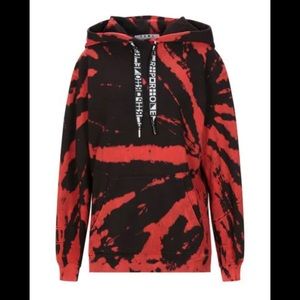 Proenza Schouler PSWL hooded tie dye sweatshirt